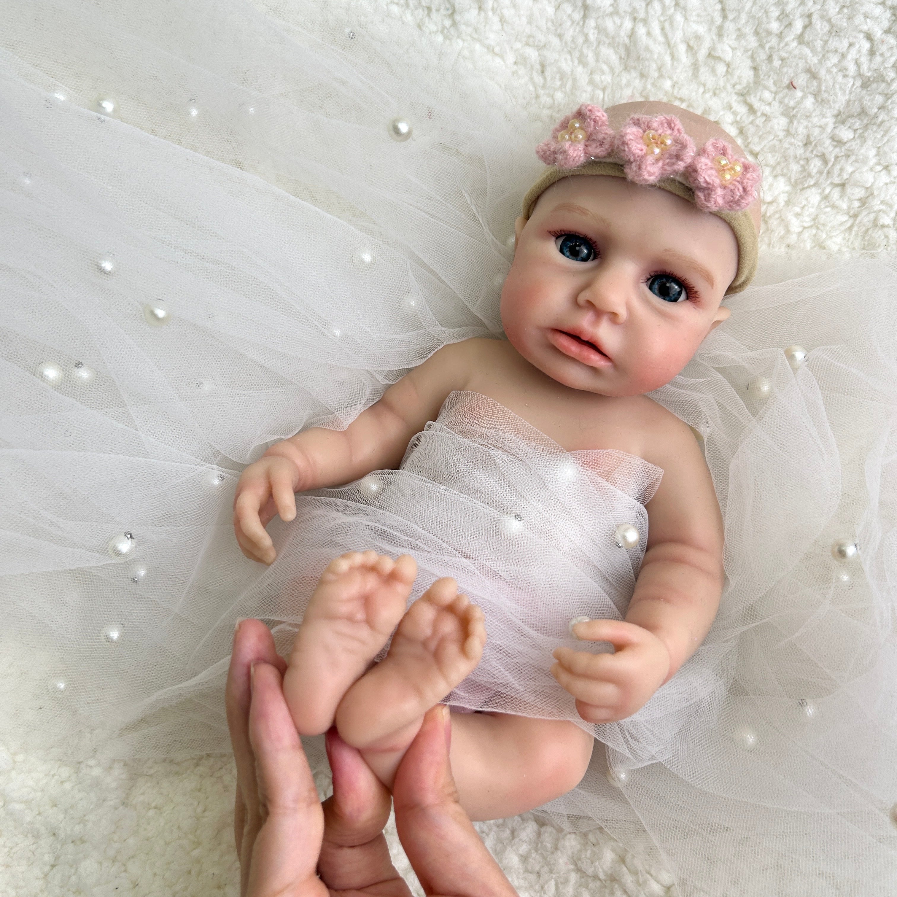 🍼Bebé Reborn 30 cm – Silicona Realista | Chupete Real | 2 Tonos de Piel