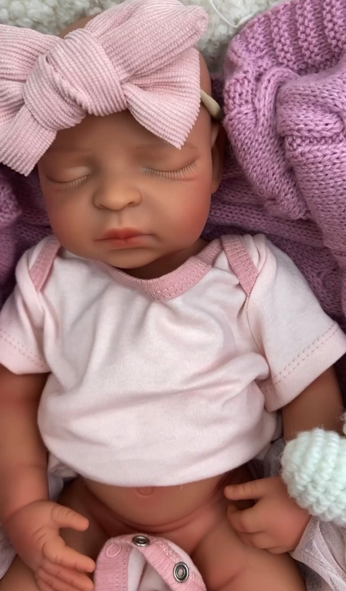 🍼Bebé Reborn de Silicona 43 cm – Boca Abierta, Realista, Pintado a Mano y Peso Natural