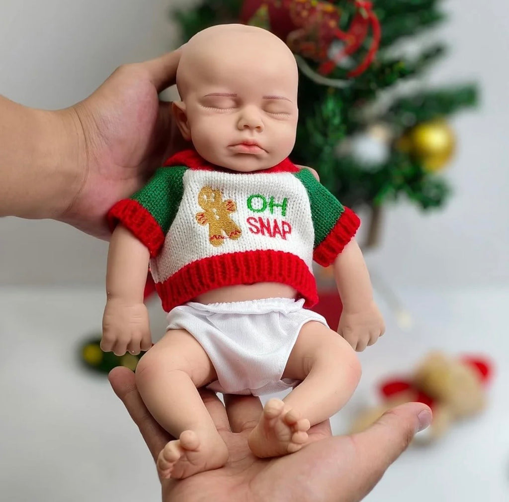 🍼Bebé Reborn de Silicona 30 cm – Niño Realista Pintado a Mano