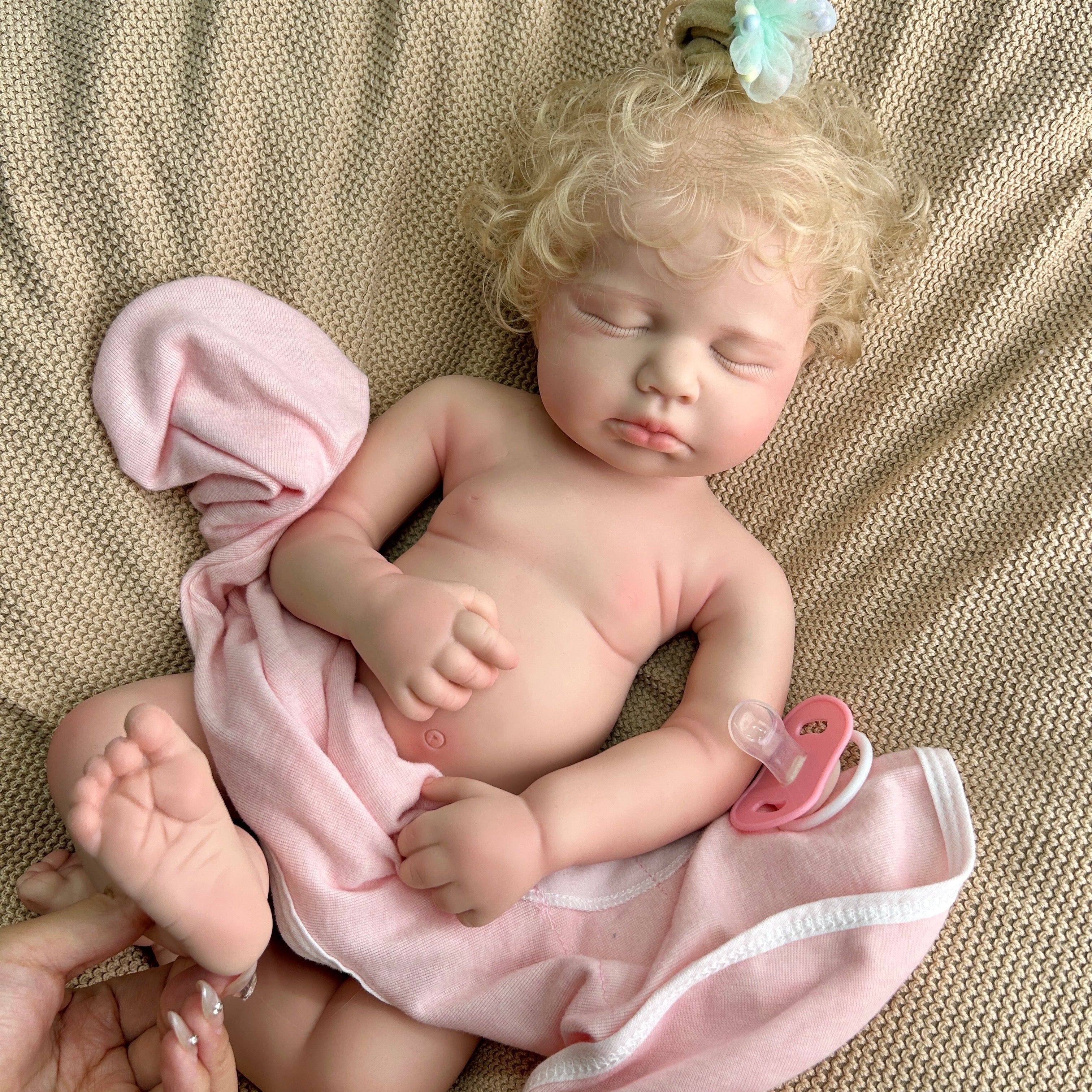 🍼Bebé Reborn Niño Dormidito – 50 cm | Realismo Premium