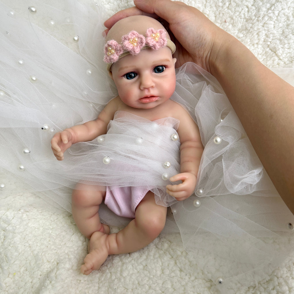 🍼Bebé Reborn 30 cm – Silicona Realista | Chupete Real | 2 Tonos de Piel