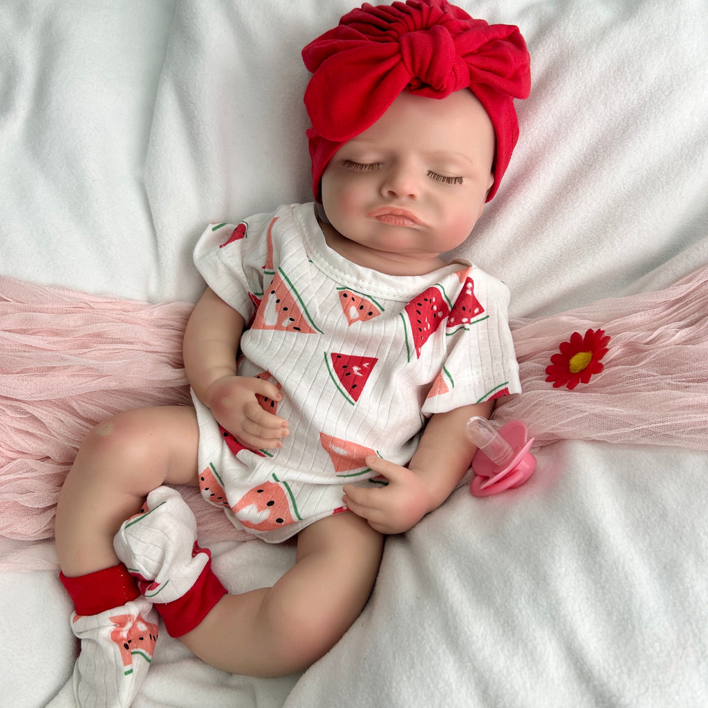 🍼Bebé Reborn de Silicona Suave – 46 cm | Niña Realista
