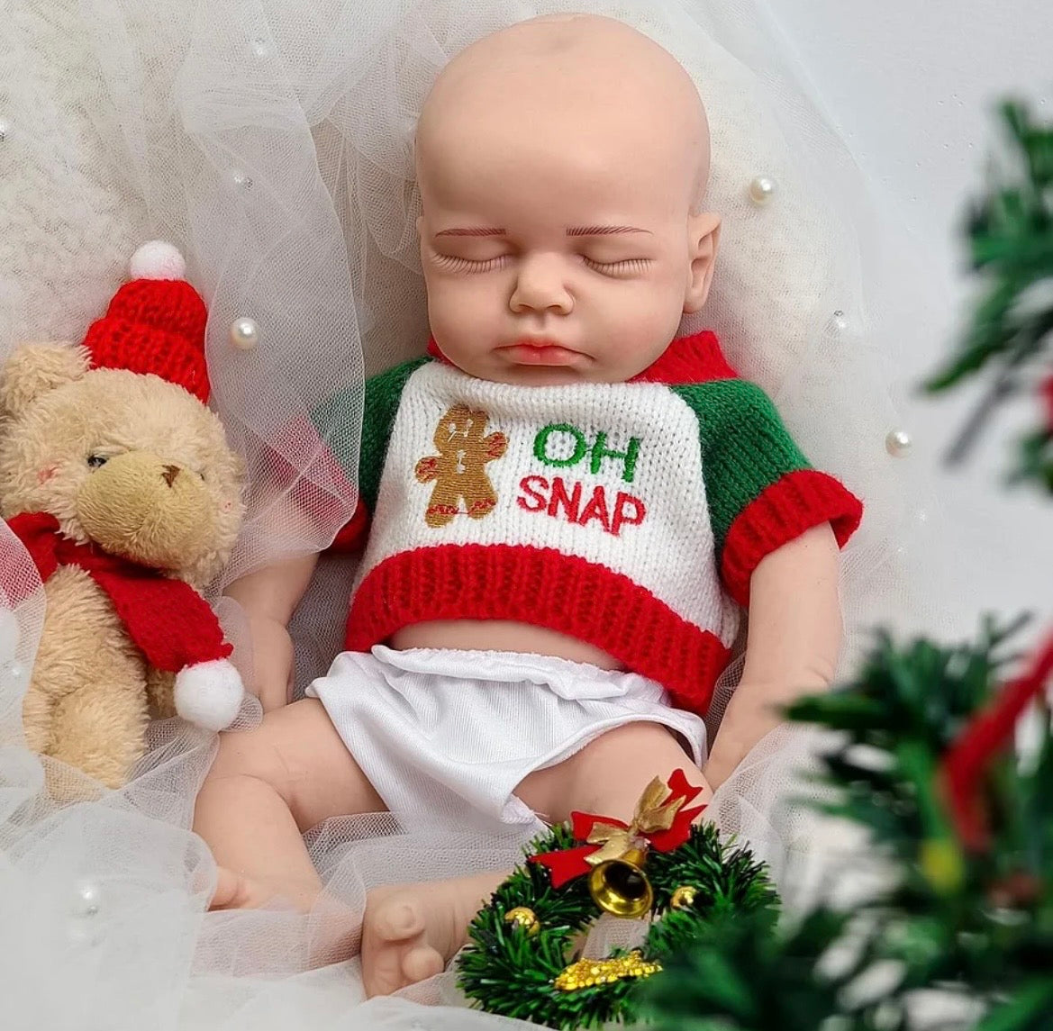 🍼Bebé Reborn de Silicona 30 cm – Niño Realista Pintado a Mano