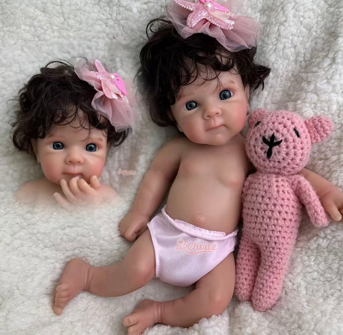 🍼Muñeca Reborn Bebé Niña de Silicona 30 cm – Realista, Hecha a Mano, Edición Coleccionable