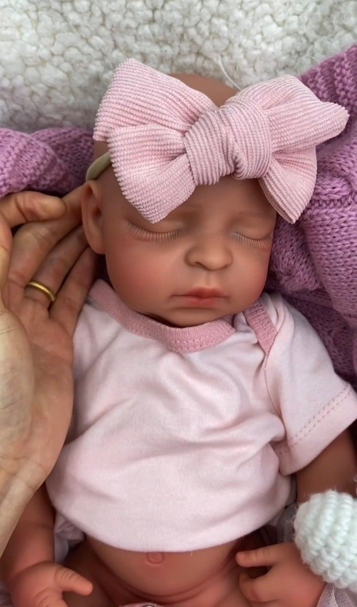 🍼Bebé Reborn de Silicona 43 cm – Boca Abierta, Realista, Pintado a Mano y Peso Natural