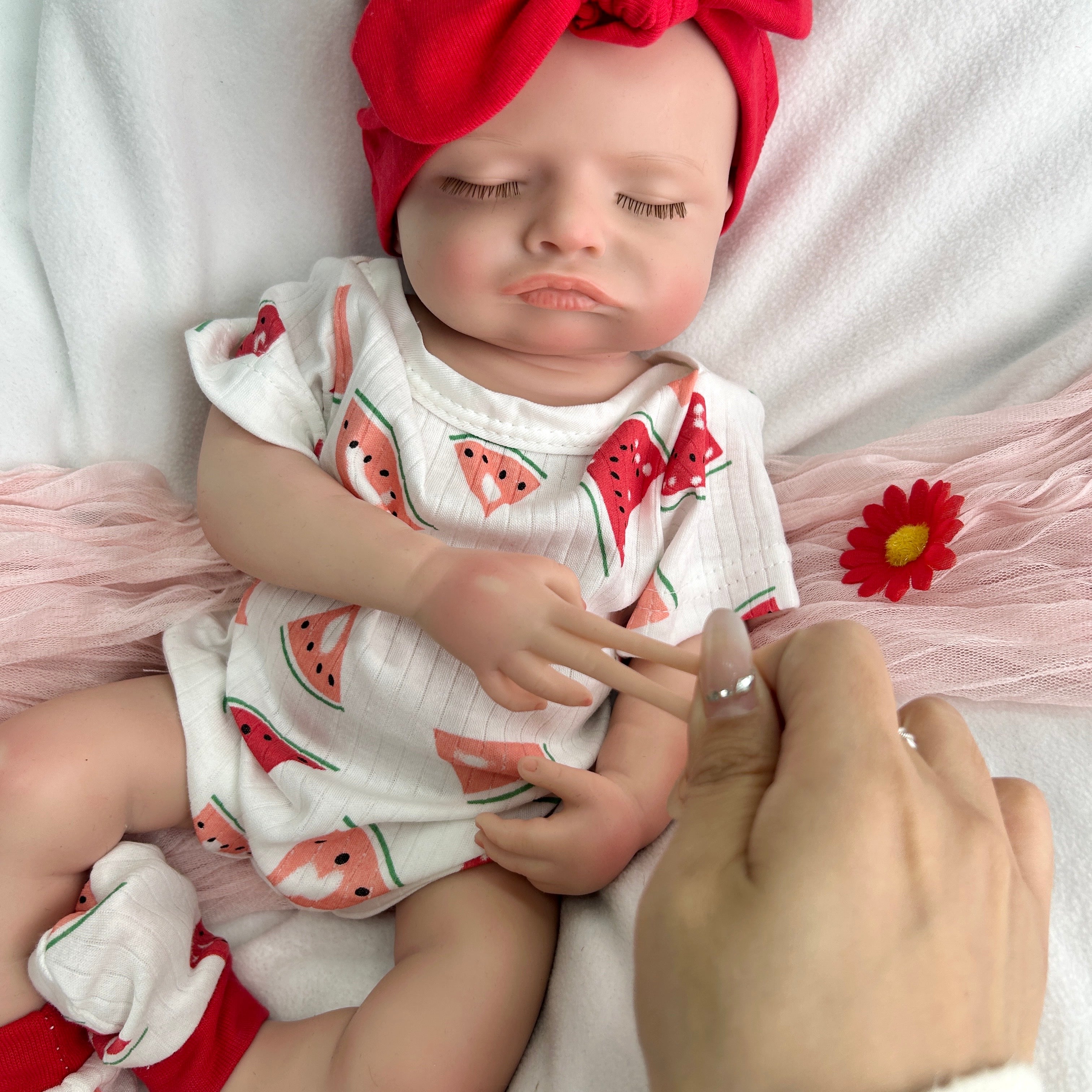 🍼Bebé Reborn de Silicona Suave – 46 cm | Niña Realista