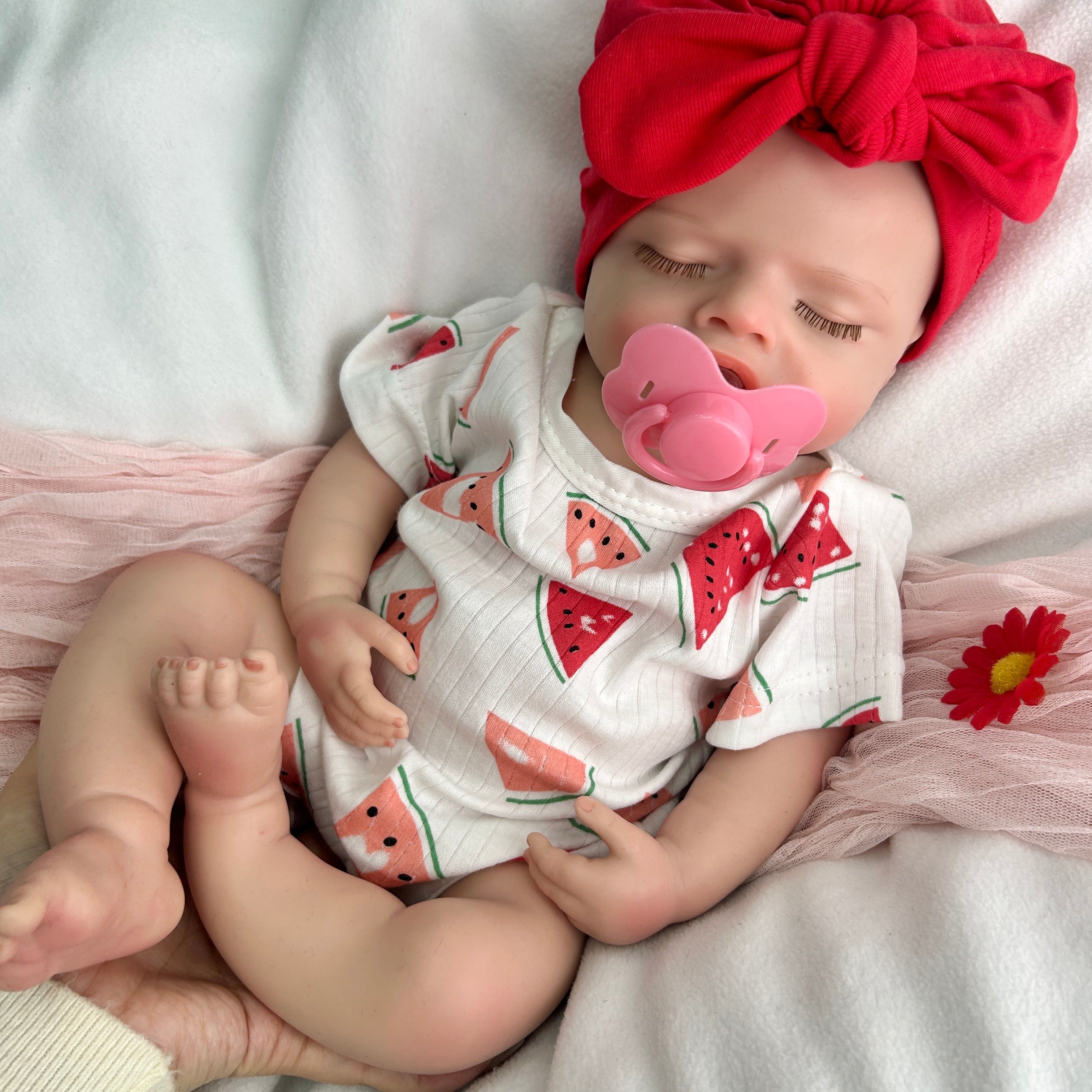 🍼Bebé Reborn de Silicona Suave – 46 cm | Niña Realista