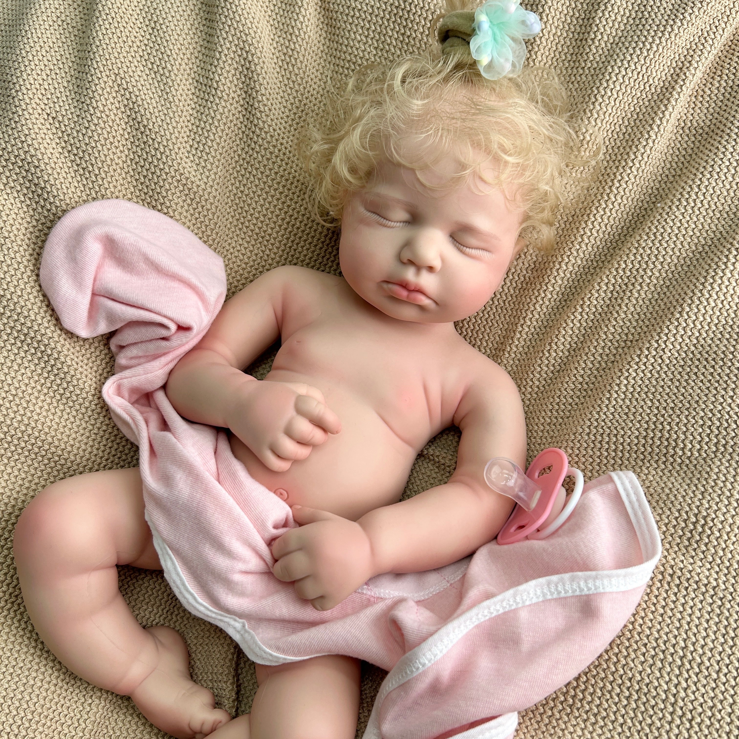 🍼Bebé Reborn Niño Dormidito – 50 cm | Realismo Premium