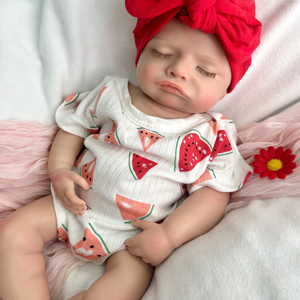 🍼Bebé Reborn de Silicona Suave – 46 cm | Niña Realista