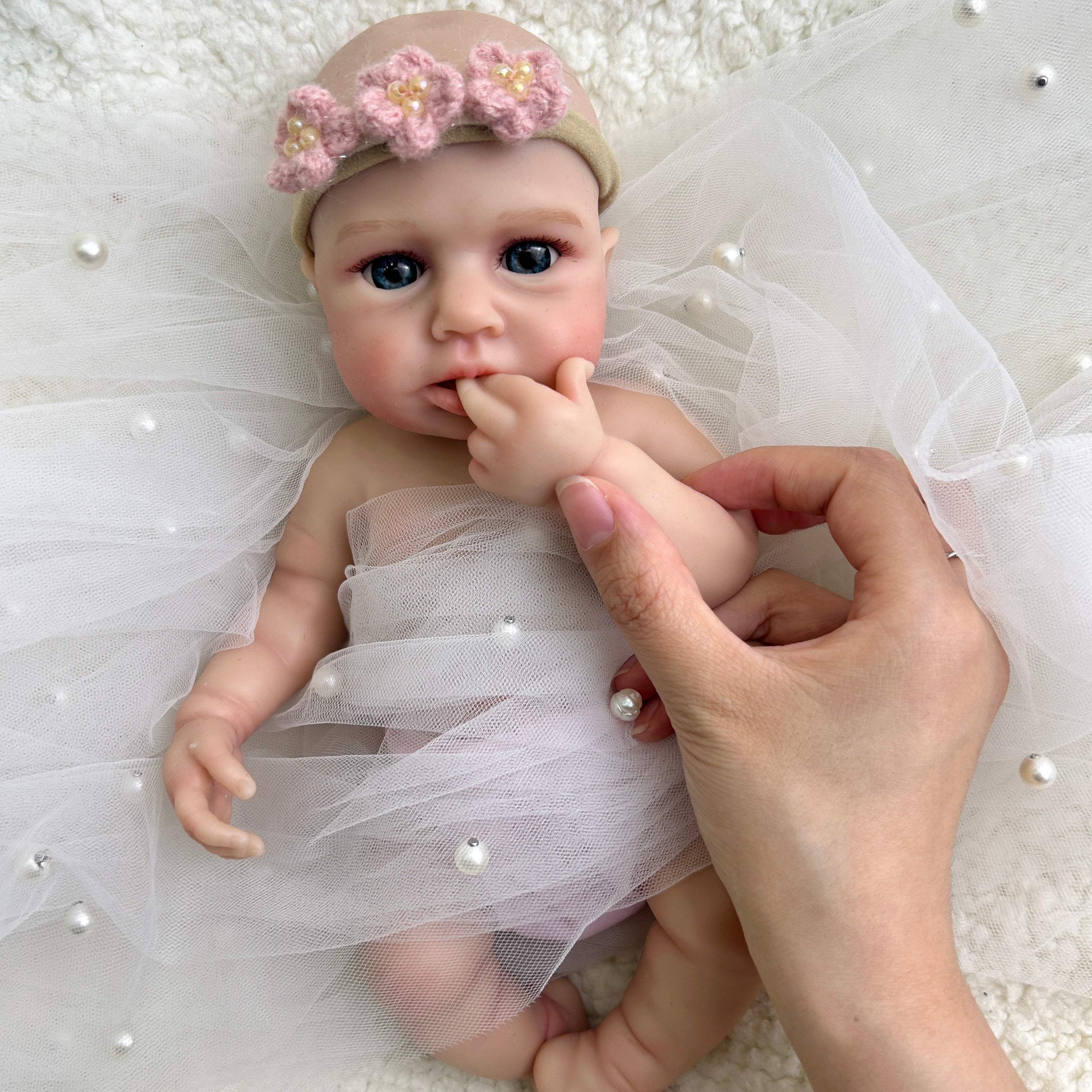 🍼Bebé Reborn 30 cm – Silicona Realista | Chupete Real | 2 Tonos de Piel