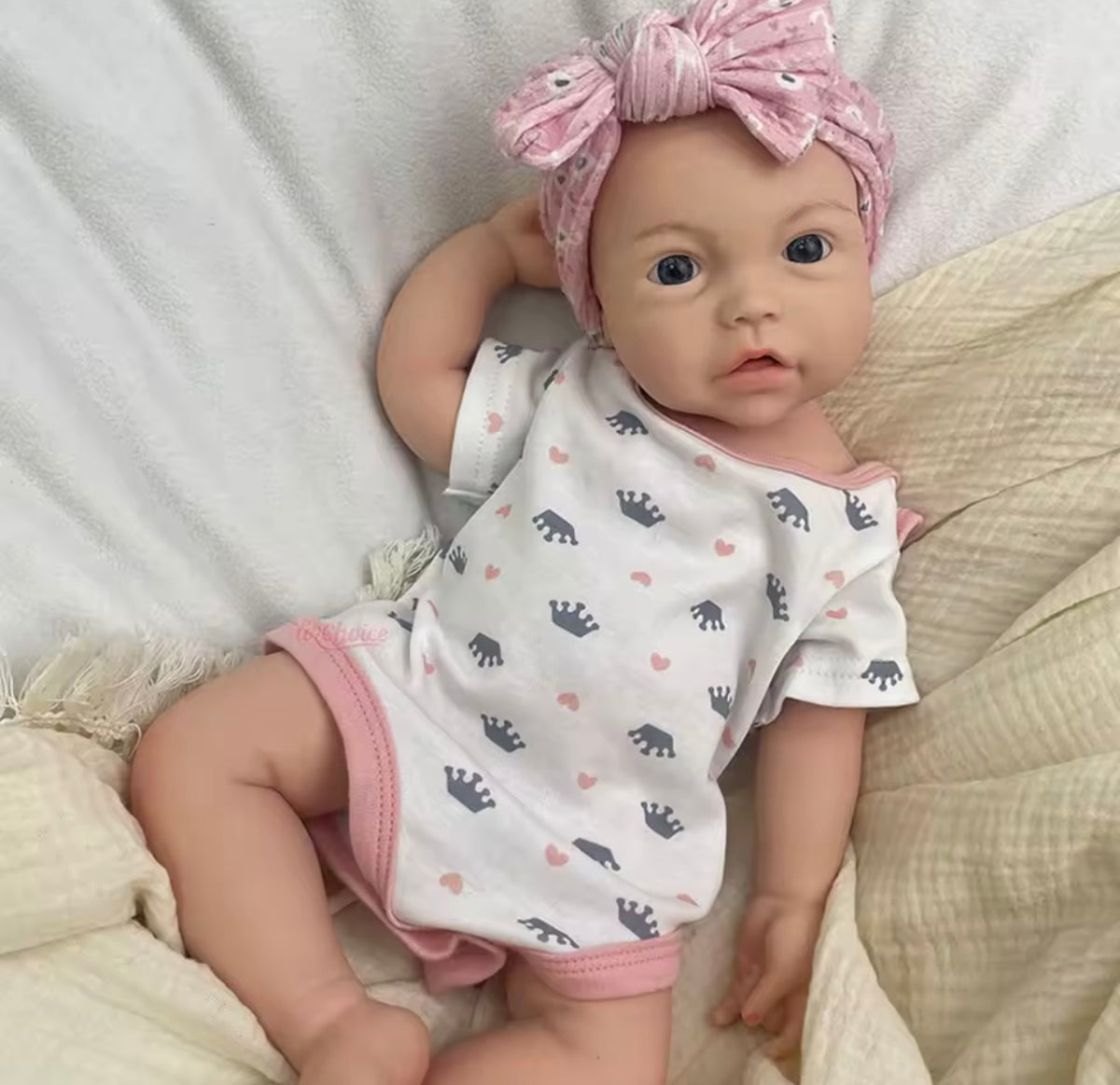 🍼Bebé Reborn de Silicona de 45 cm y 2,6 kg – Niño o Niña, Ojos Azules