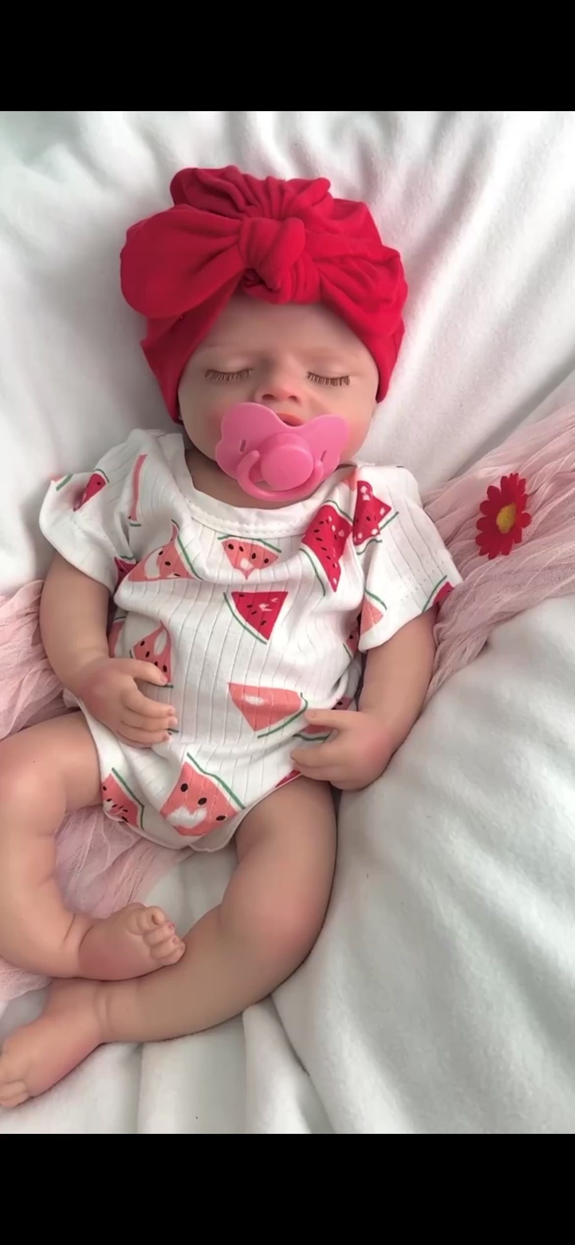 🍼Bebé Reborn de Silicona Suave – 46 cm | Niña Realista